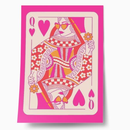 Πόστερ PINK QUEEN OF HEARTS - Πορτραιτα - Φιγουρες Sticky 1