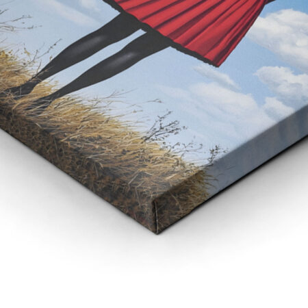 Πινακας σε καμβά RED DRESSED HEADLESS WOMAN WITH HAT RETRO DREAMSCAPE - Μοδα και Διασκεδαση Sticky 2