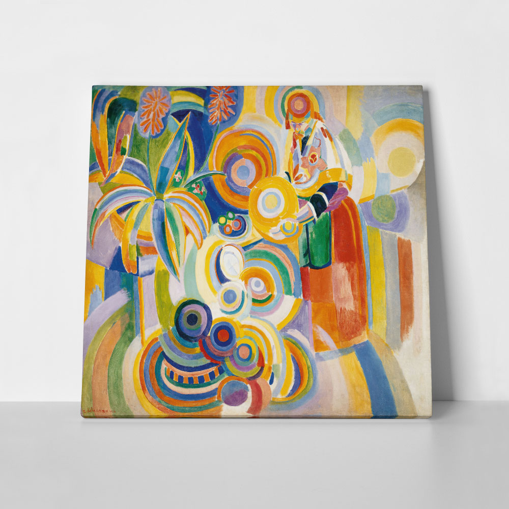 Πίνακας σε καμβά ROBERT DELAUNAY - PORTUGUESE WOMAN