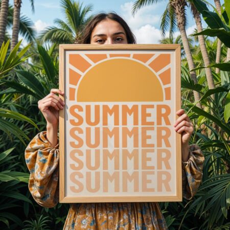 Πόστερ SUMMER SUMMER - Φρασεις - Κείμενο