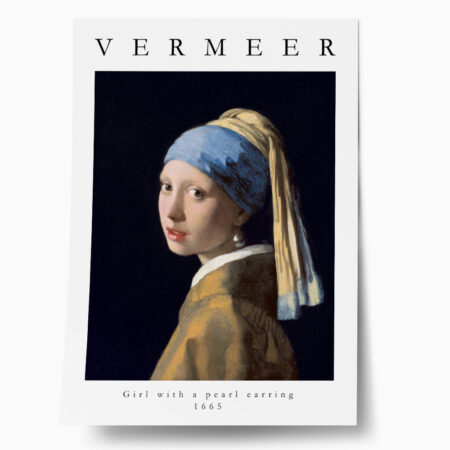 Πόστερ VERMEER - GIRL WITH A PEARL EARRING - Διασημοι Ζωγραφοι Sticky 1