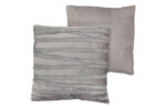 SILVER STRIPES ΔΙΑΚΟΣΜΗΤΙΚΟ ΜΑΞΙΛΑΡΙ 50x50x10 ΥΦΑΣΜΑ ΓΚΡΙ