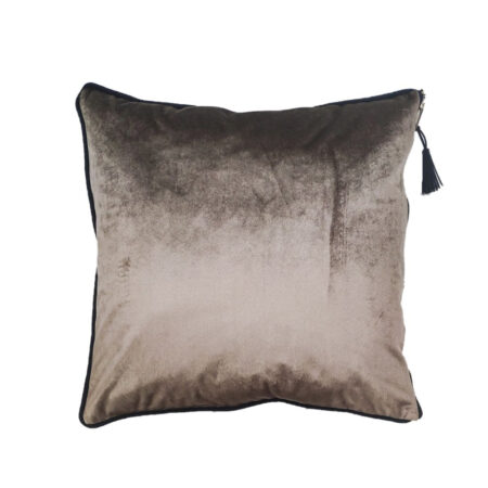 VELLUT ΔΙΑΚΟΣΜΗΤΙΚΟ ΜΑΞΙΛΑΡΙ 45x45 ΥΦΑΣΜΑ ΓΚΡΙ POLYESTER - Διακοσμητικά Μαξιλάρια