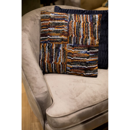 RELIEF ΔΙΑΚΟΣΜΗΤΙΚΟ ΜΑΞΙΛΑΡΙ 45x45 ΥΦΑΣΜΑ ΜΠΛΕ POLYESTER - Διακοσμητικά Μαξιλάρια Sticky 3