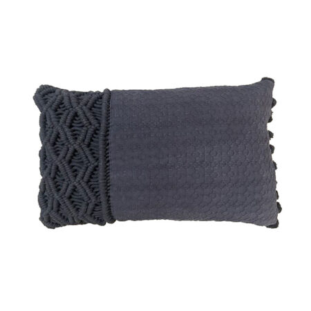 AL MANO ΔΙΑΚΟΣΜΗΤΙΚΟ ΜΑΞΙΛΑΡΙ 45x45x5 ΒΑΜΒΑΚΙ ΜΑΥΡΟ POLYESTER - Διακοσμητικά Μαξιλάρια