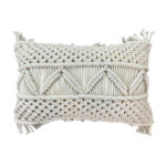 KAIA ΔΙΑΚΟΣΜΗΤΙΚΟ ΜΑΞΙΛΑΡΙ MACRAME 30x50 ΒΑΜΒΑΚΙ IVORY POLYESTER