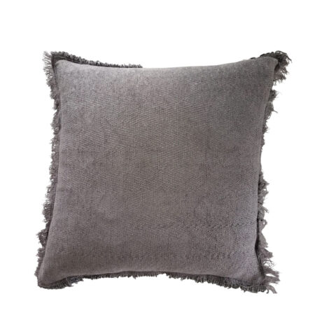 RASUL ΔΙΑΚΟΣΜΗΤΙΚΟ ΜΑΞΙΛΑΡΙ 45x45 ΥΦΑΣΜΑ ΓΚΡΙ POLYESTER - Διακοσμητικά Μαξιλάρια