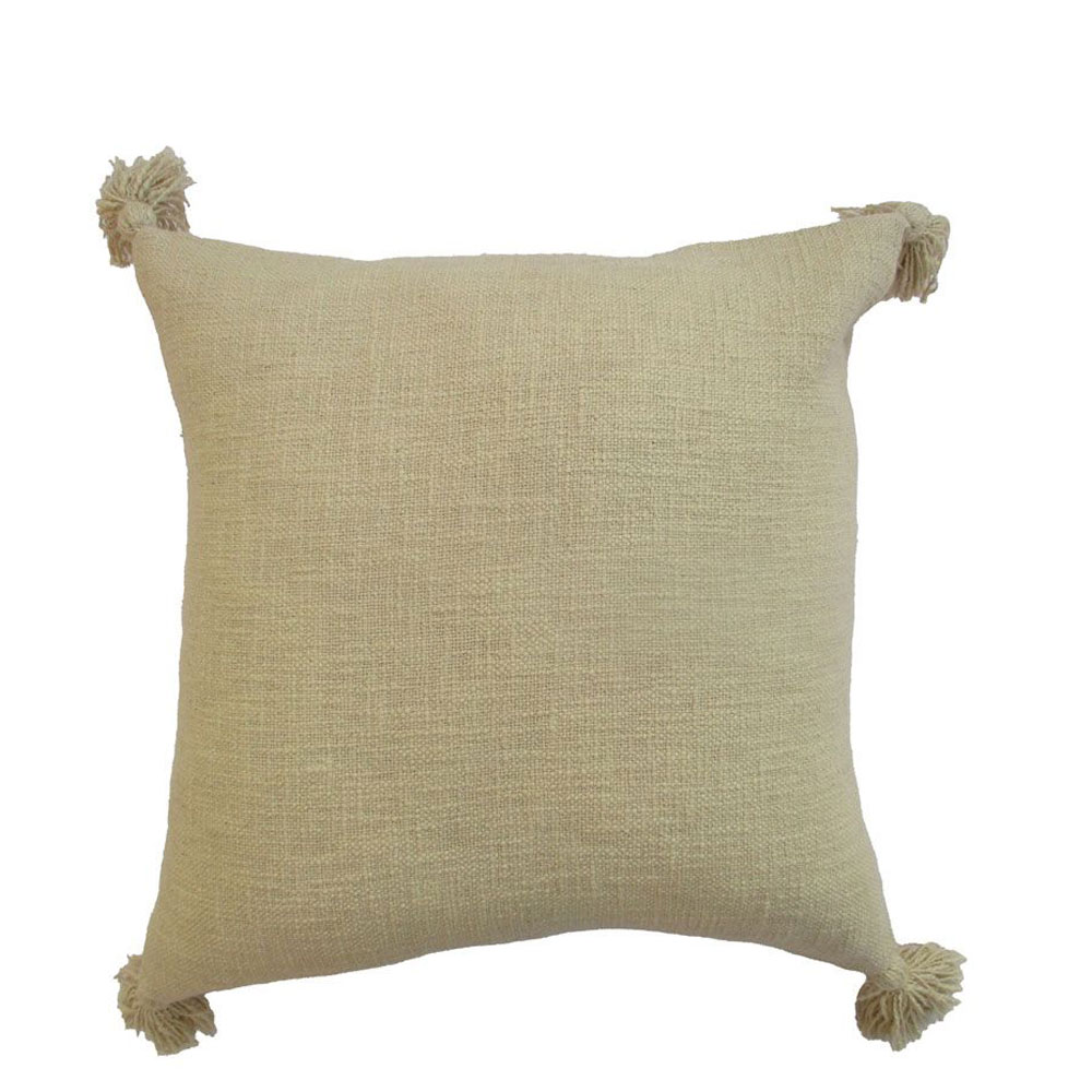 NIHAL ΔΙΑΚΟΣΜΗΤΙΚΟ ΜΑΞΙΛΑΡΙ 45x45 ΥΦΑΣΜΑ ΜΠΕΖ POLYESTER