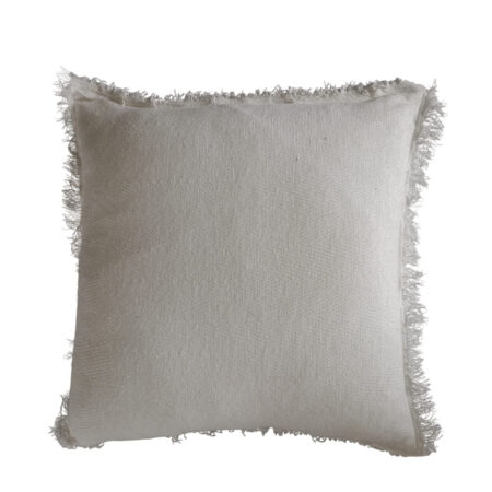 BELUD ΔΙΑΚΟΣΜΗΤΙΚΟ ΜΑΞΙΛΑΡΙ 45x45 ΥΦΑΣΜΑ ΛΕΥΚΟ POLYESTER - Διακοσμητικά Μαξιλάρια