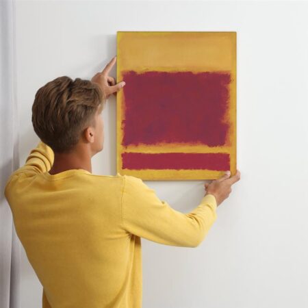 Πινακας σε καμβά ROTHKO - RED ORANGE - Rothko Mark Sticky 2