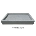 ΠΙΑΤΟ FIBER CLAY ΓΚΡΙ ΓΡΑΝΙΤΗ ΤΕΤΡΑΓΩΝΟ ΓΙΑ ΚΑΣΠΩ - 45x45x4cm