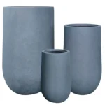 ΚΑΣΠΩ FIBER CLAY ΣΕΤ/3 ΓΚΡΙ ΑΝΟΙΧΤΟ ΓΚΡΙ ΜΑΡΜΑΡΟ-ΒΑΡΕΛΙ S:Φ26x45, M:Φ36x60, L:Φ46x75cm 12/ΠΑΛ