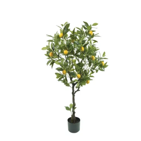 ΔΕΝΤΡΟ ΛΕΜΟΝΙΑ REAL TOUCH ΣΕ ΚΑΣΠΩ - Υ125cm - Τεχνητα Καρποφορα δέντρα