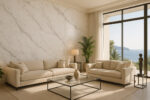 PVC Panel τοιχου 122cm x 280cm x 2,8mm CARRARA BIANCO 101