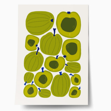 Πόστερ ABSTRACT AVOCADOS - Food & Drink Sticky 1