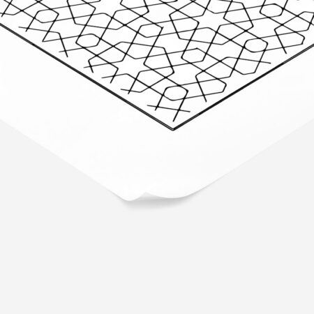 Πόστερ ABSTRACT BLACK AND WHITE GEOMETRY - Abstract - Αφηρημένα Sticky 2