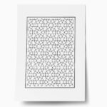 Πόστερ ABSTRACT BLACK AND WHITE GEOMETRY