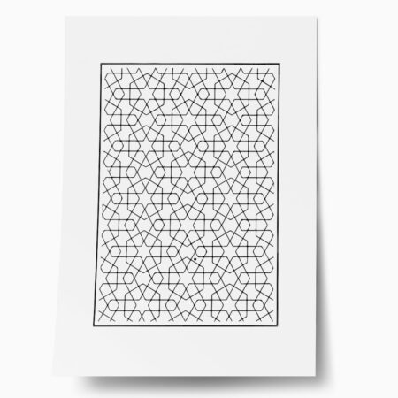 Πόστερ ABSTRACT BLACK AND WHITE GEOMETRY - Abstract - Αφηρημένα Sticky 1
