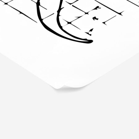 Πόστερ ABSTRACT BLACK AND WHITE TYPOGRAPHY - Φρασεις - Κείμενο Sticky 2