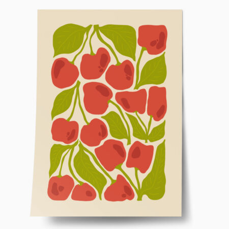 Πόστερ ABSTRACT CHERRIES - Food & Drink Sticky 1