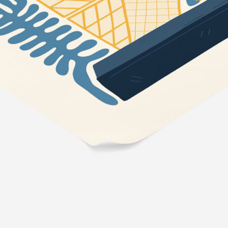 Πόστερ ABSTRACT LOUVRE MUSEUM - Πολεις - Χαρτες Sticky 2
