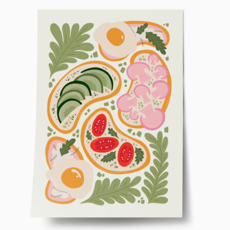 Πόστερ ABSTRACT MEAL - Food & Drink Sticky 1
