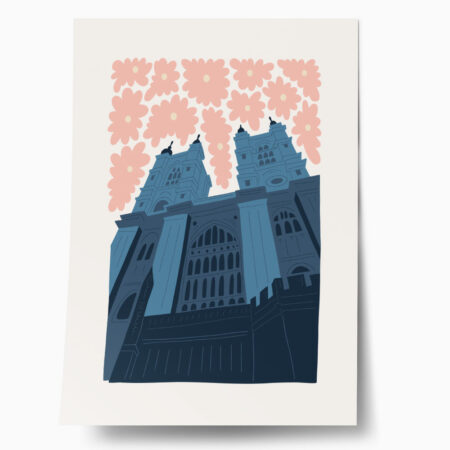 Πόστερ ABSTRACT NOTRE DAME - Πολεις - Χαρτες Sticky 1