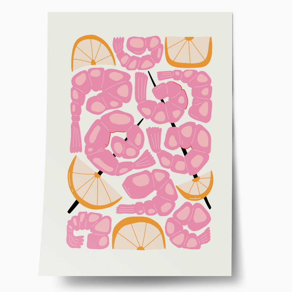 Πόστερ ABSTRACT SHRIMPS