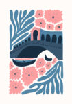 Πόστερ ABSTRACT VENICE GRAND CANAL