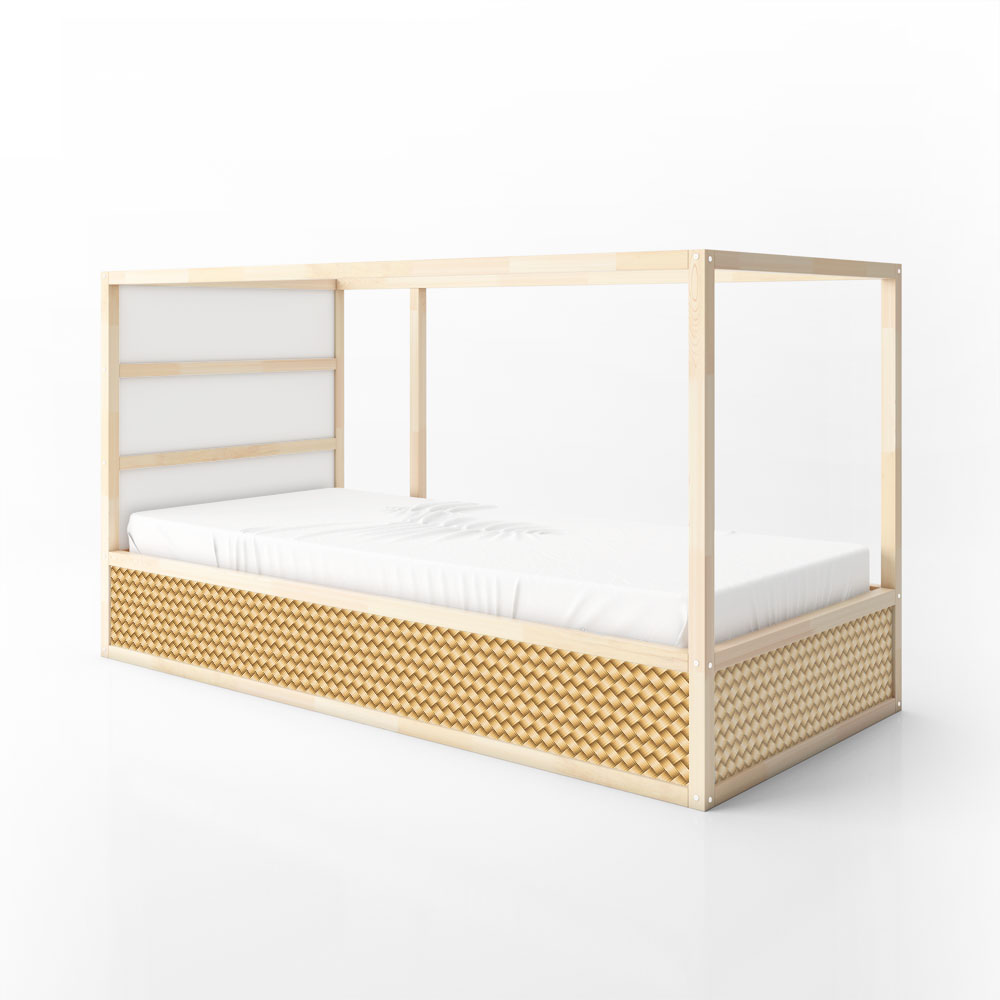 Αυτοκολλητα Επίπλων για Κρεβάτι KURA BAMBOO