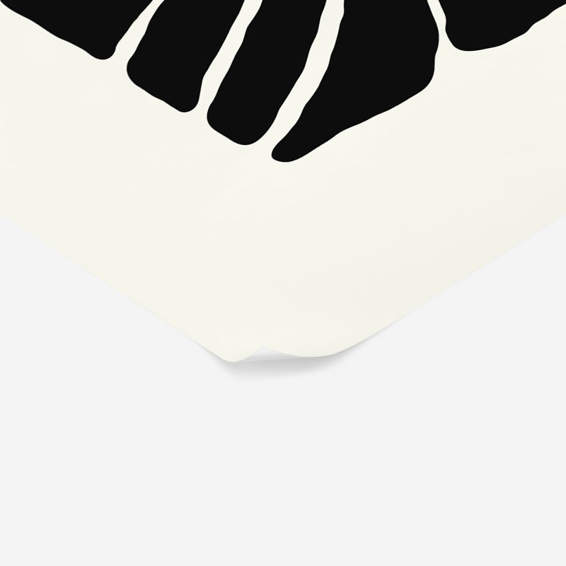 Πόστερ BLACK AND WHITE FLORAL 13