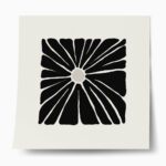 Πόστερ BLACK AND WHITE FLORAL 13