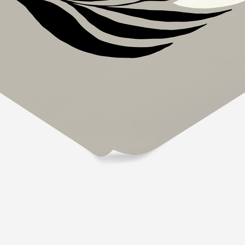 Πόστερ BLACK AND WHITE FLORAL 14