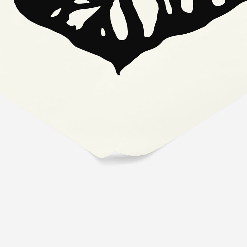 Πόστερ BLACK AND WHITE FLORAL 15