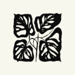 Πόστερ BLACK AND WHITE FLORAL 15