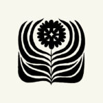 Πόστερ BLACK AND WHITE FLORAL 18