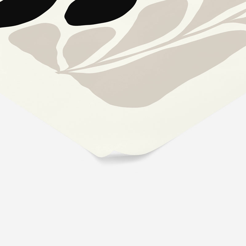 Πόστερ BLACK AND WHITE FLORAL 1