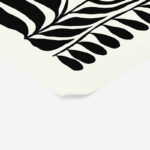 Πόστερ BLACK AND WHITE FLORAL 3