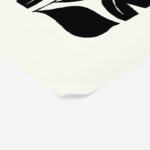 Πόστερ BLACK AND WHITE FLORAL 5