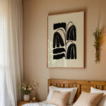 Πόστερ BLACK AND WHITE FLORAL 7