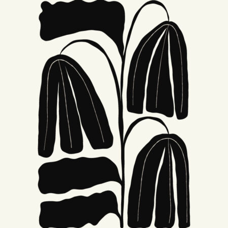 Πόστερ BLACK AND WHITE FLORAL 7 - Botanical - Λουλούδια Sticky 3