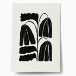 Πόστερ BLACK AND WHITE FLORAL 7