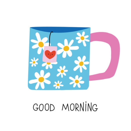 Πόστερ ΤΕΤΡΑΓΩΝΟ CUTE CUP GOOD MORNING - Food & Drink Sticky 3