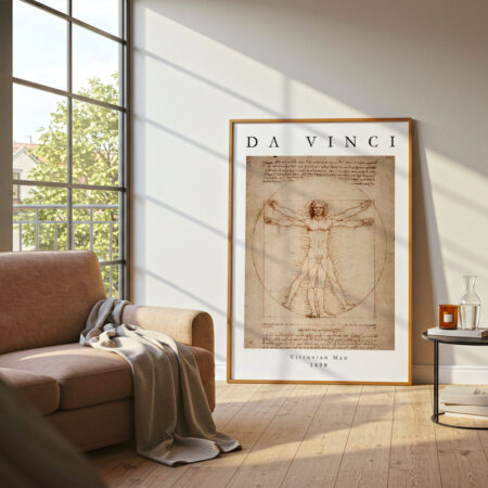 Πόστερ DA VINCI - VITRUVIAN MAN - Διασημοι Ζωγραφοι