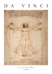 Πόστερ DA VINCI - VITRUVIAN MAN