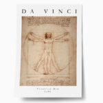 Πόστερ DA VINCI - VITRUVIAN MAN