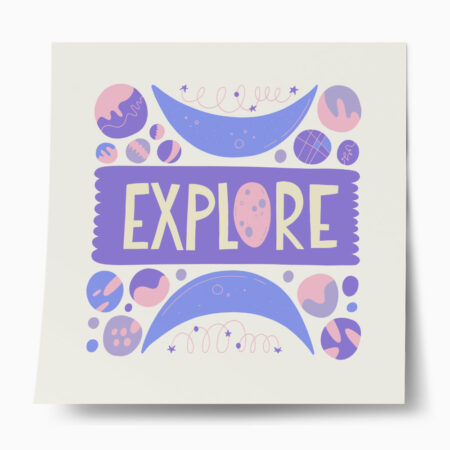 Πόστερ EXPLORE - Παιδικά Sticky 1