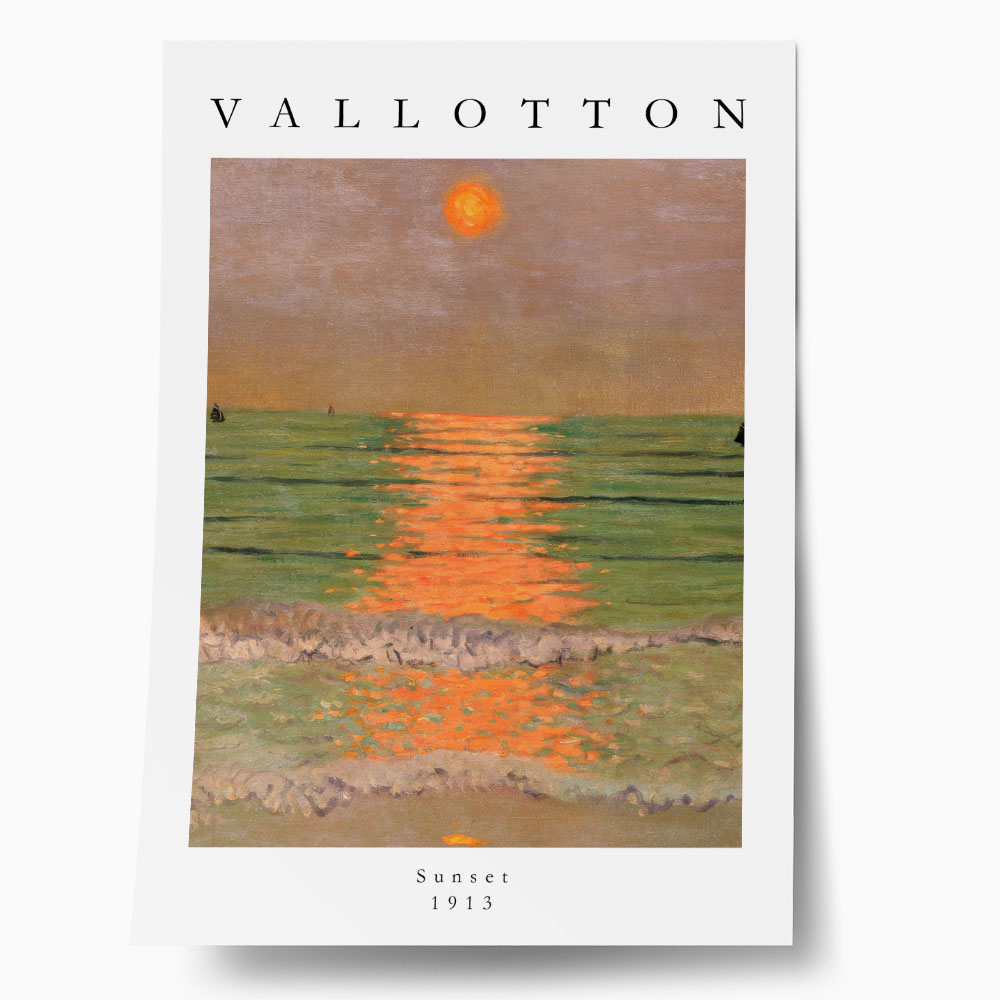 Πόστερ FELIX VALLOTTON - SUNSET
