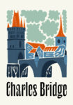 Πόστερ FLORAL TRAVEL CHARLES BRIDGE
