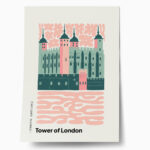 Πόστερ FLORAL-TRAVEL-LONDON-TOWER